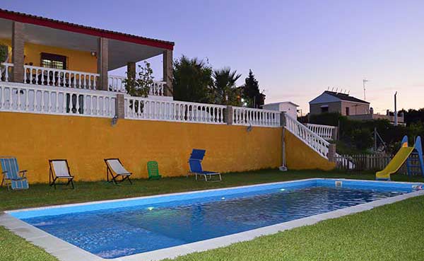 chalet con piscina privada en Los Caños de Meca