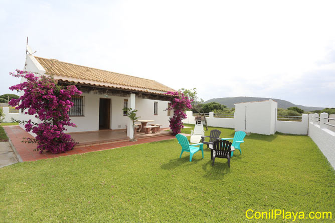 chalet canos meca jardin