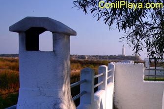 vistas al faro de Trafalgar