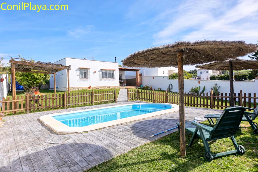 chalet con piscina privada en Los Caños de Meca