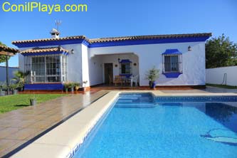 Chalet con piscina cerca del Novo Sancti Petri La Barrosa, Chiclana