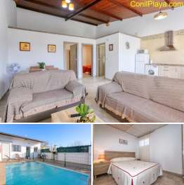 apartamento con piscina en Conil