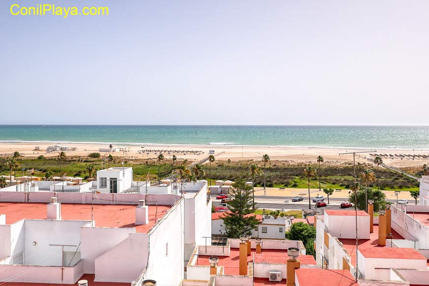 Vistas desde la azotea del apartamento en la calle Cádiz.