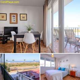 Apartamento en Conil en primera linea de playa con vistas al mar.