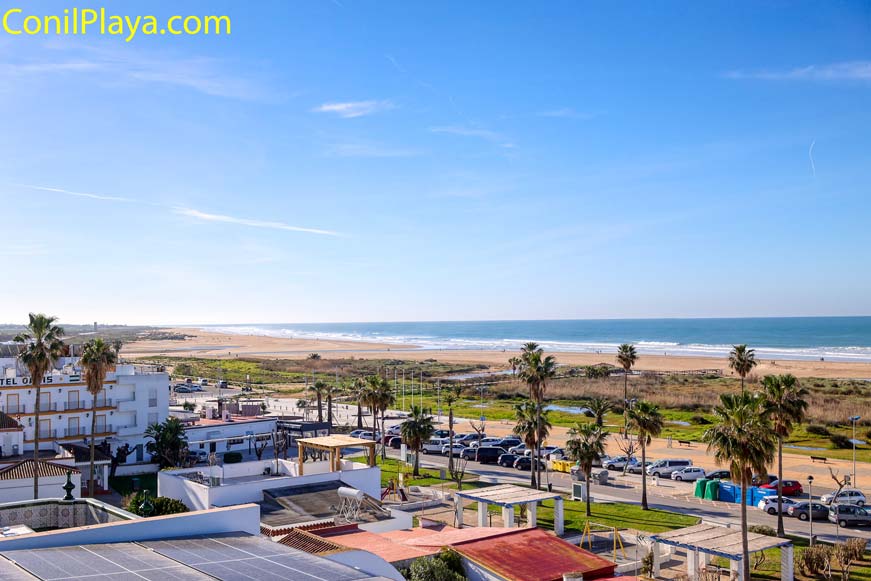 Azotea con vistas a la playa 