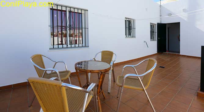 Terraza del apartamento.