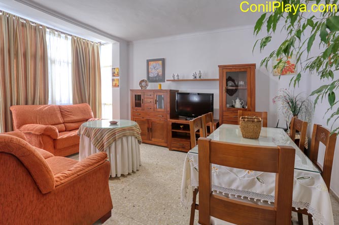 Salón del apartamento en Conil