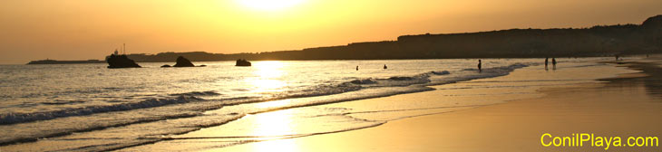 Playa de Conil, la Fuente del Gallo.