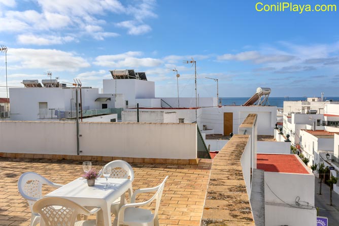 Terraza con vistas a Conil