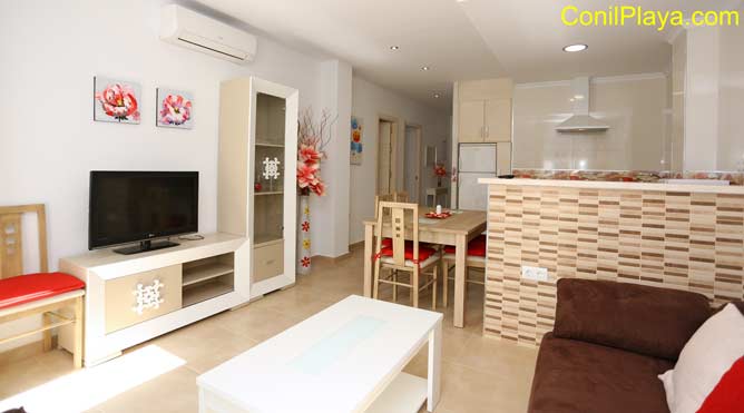 apartamento con aire acondicionado