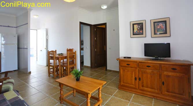 apartamento con television plana