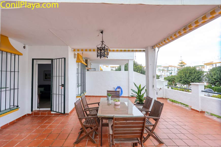 apartamento terraza conil