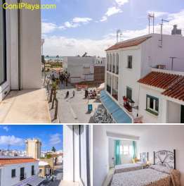 Apartamento con terraza con vistas al mar