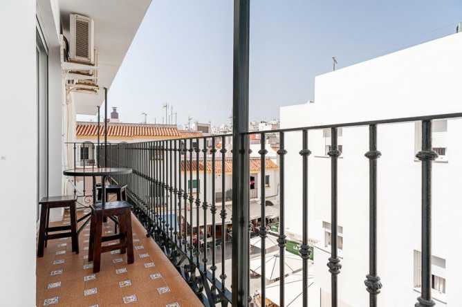 Terraza con vistas a la zona turistica de Conil