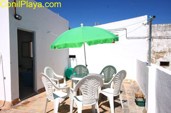 terraza del apartamento