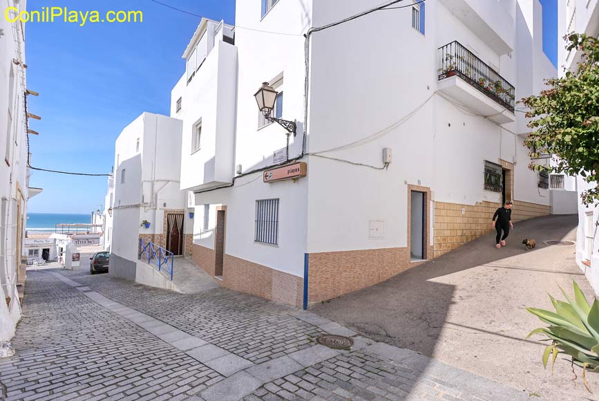 fachada del apartamento en Conil