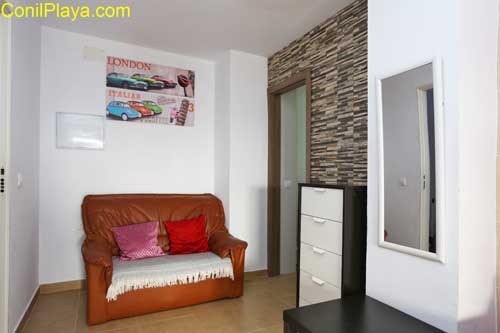 Salón del apartamento en conil