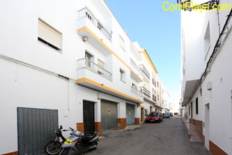 fachada de la casa en Conil en alquiler de vacaciones