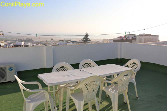 terraza con vistas a Conil