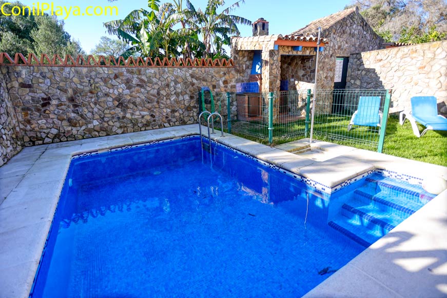 piscina escalones