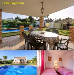 Chalet en zona muy tranquila y cerca de las calas de Conil.