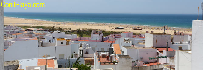 Vistas de la playa desde la azotea