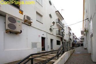 La calle Rafael Alberti es peatonal