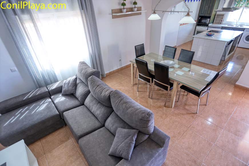 salon comedor cocina
