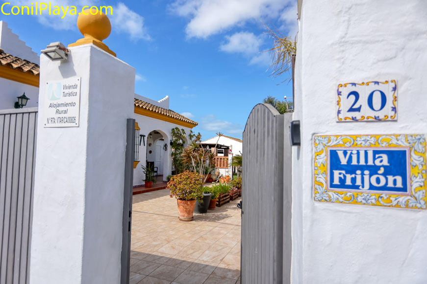 Entrada principal de Villa Frijón Alta en alquiler turístico rural