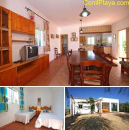 Chalet en alquiler en la playa de la Fuente del Gallo, Conil