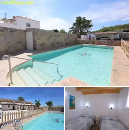 Casa rural en zona tranquila del pinar de Roche. A 5 o 6 minutos de la playa.