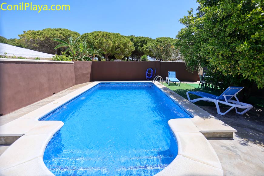 piscina de la casa