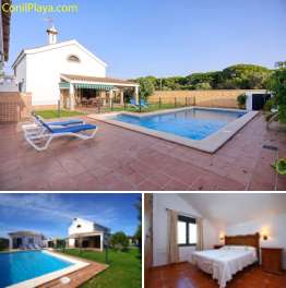 Chalet con piscina privada