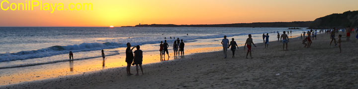 Playa de Conil, La Fontanilla. Puesta de Sol