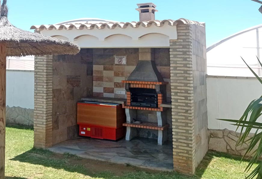 Barbacoa techada