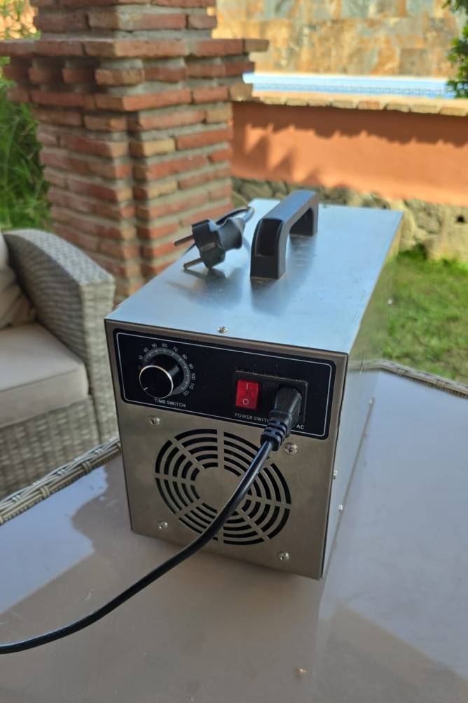 Generador de ozono profesional de acero inoxidable con temporizador, utilizado para la desinfección y purificación de aire