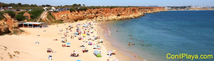 Cala del aceite en Conil de la Frontera