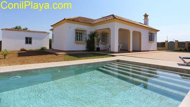 Chalet con piscina privada