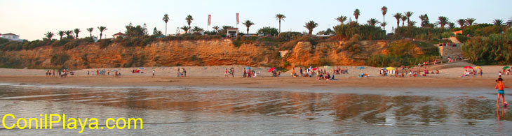 Playa de La Fuente del Gallo, Conil.