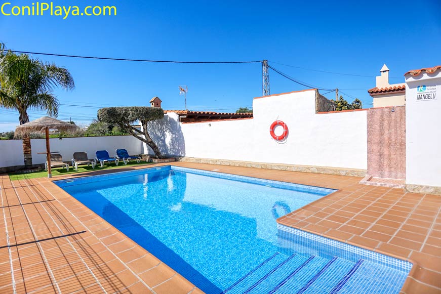 piscina escalones
