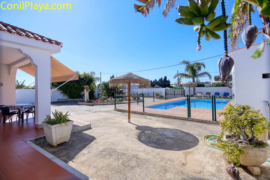 porche piscina