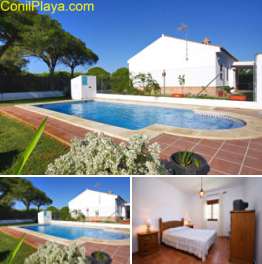 Alquiler chalet con piscina en Conil