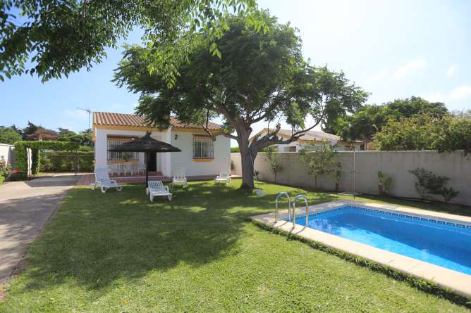 chalet con piscina