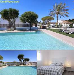 Chalet con piscina en Conil