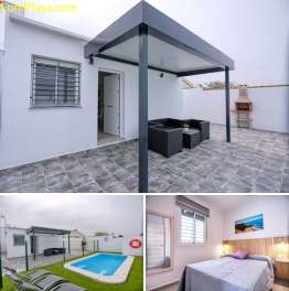 Chalet con piscina en zona tranquila