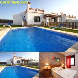 Chalet en Conil con piscina privada