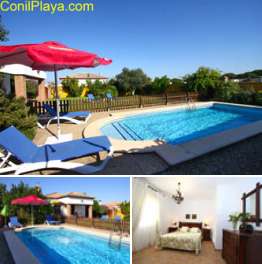 Chalet en conil con piscina privada