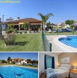 Chalet con piscina privada