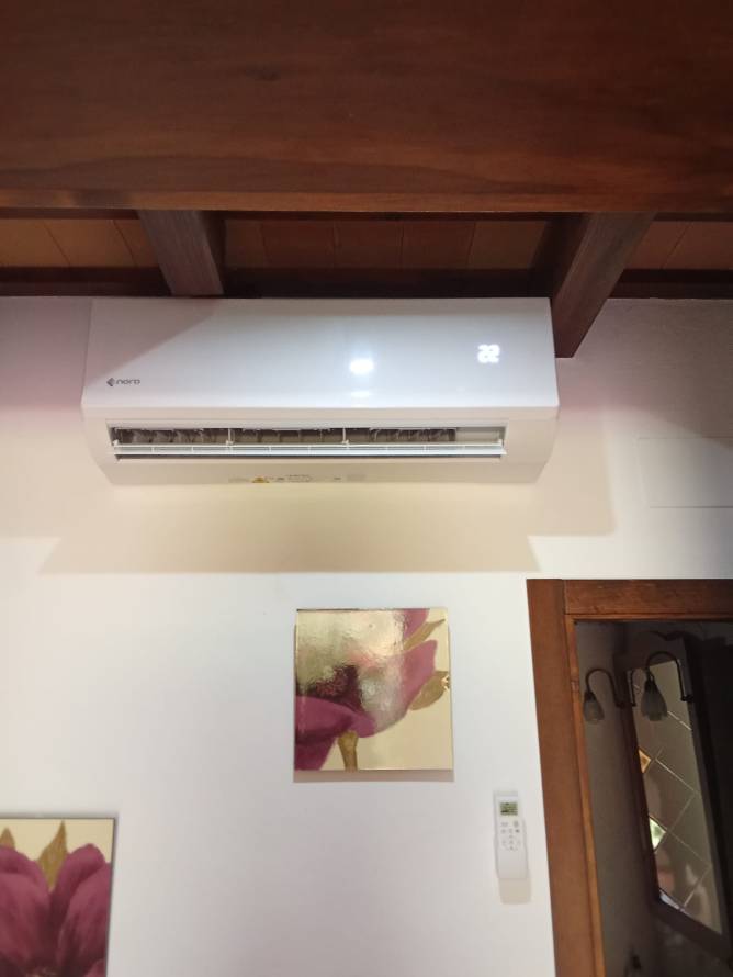Salón con aire acondicionado