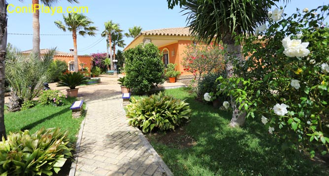 chalet en Conil con amplio jardín